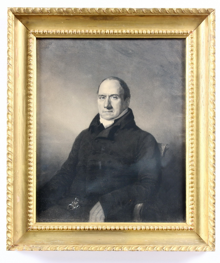 CHALK PORTRAIT DRAWING OF H. C.