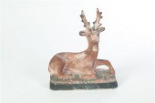 CHALKWARE DEER.  American  lat