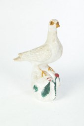 CHALKWARE DOVE.  American  lat