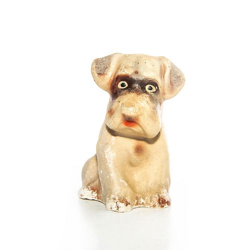 CHALKWARE FIGURE, DOG