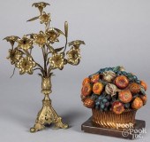 CHALKWARE FRUIT COMPOTE, 20TH