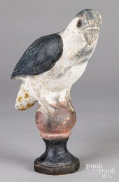 CHALKWARE PARROT, EARLY 20TH C