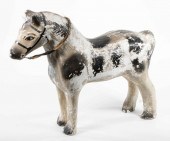 CHALKWARE STANDING HORSE FIGUR