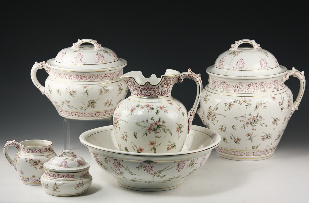 CHAMBER SET - (6) piece fancy