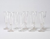 CHAMPAGNE FLUTESA group of nin