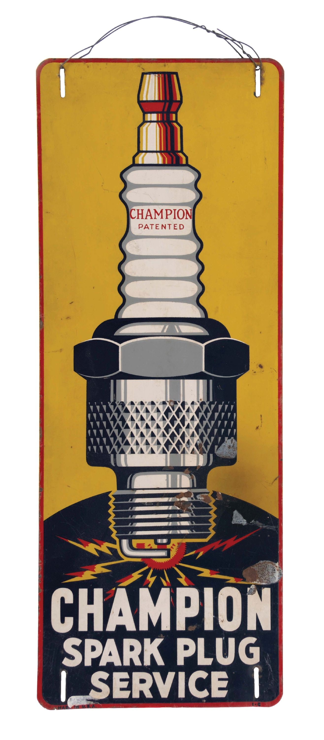 CHAMPION SPARK PLUGS TIN SERVICE
