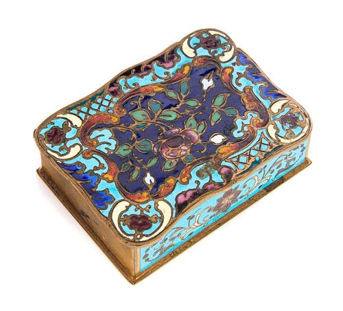 CHAMPLEVé ENAMEL BRONZE STAMP