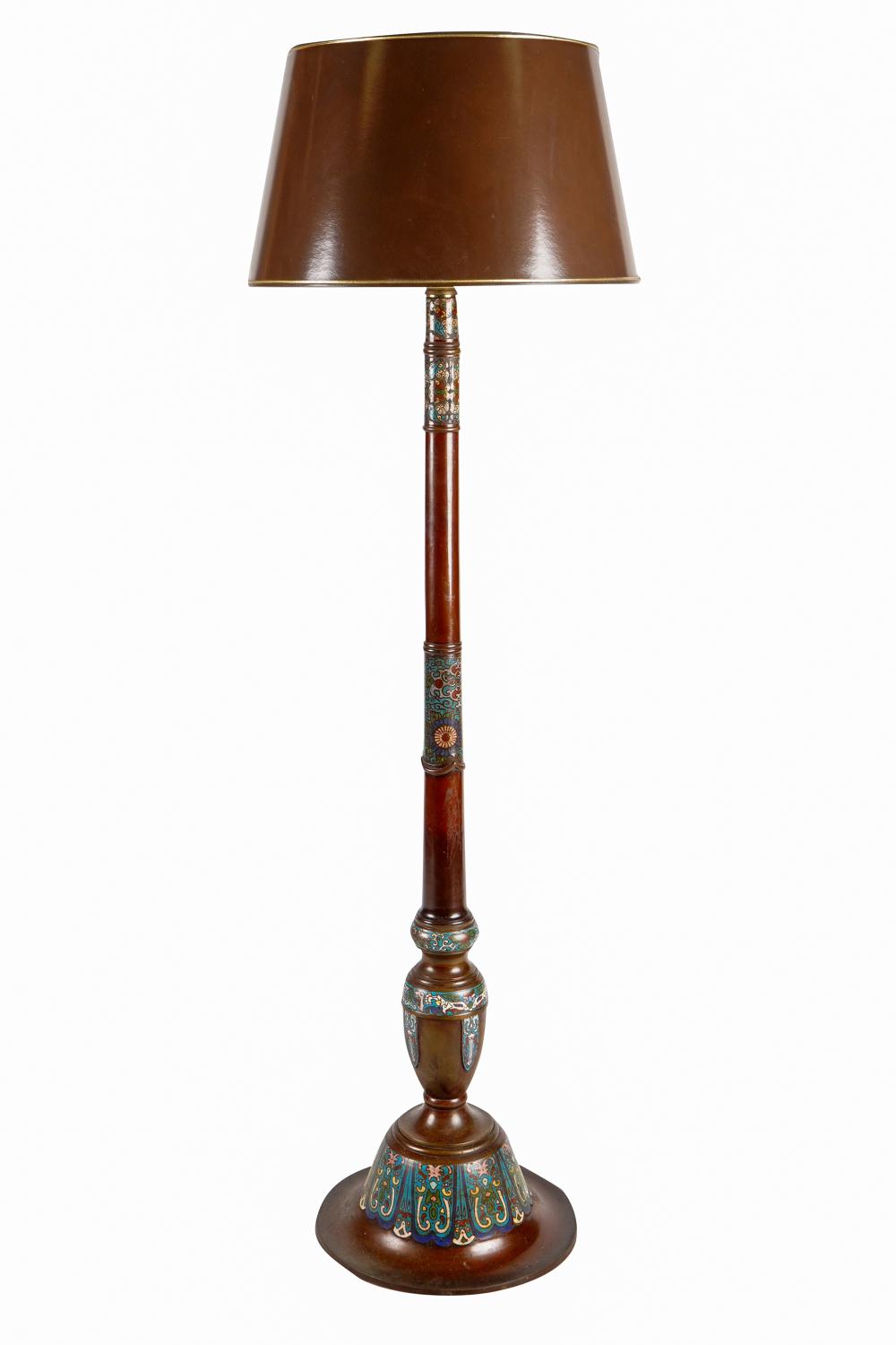 CHAMPLEVE TORCHIERE FLOOR