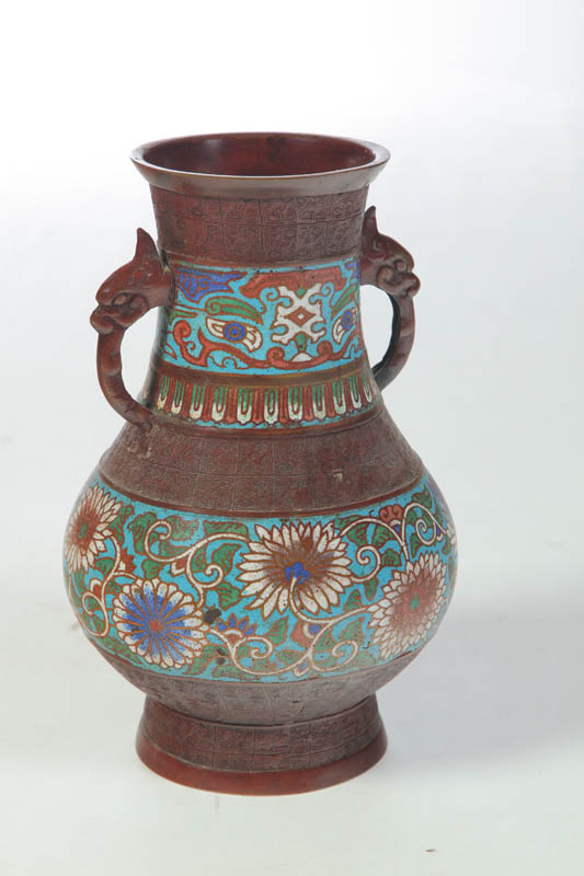CHAMPLEVE VASE.  China  late