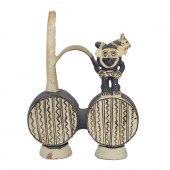 CHANCAY PAINTED EARTHENWARE WH