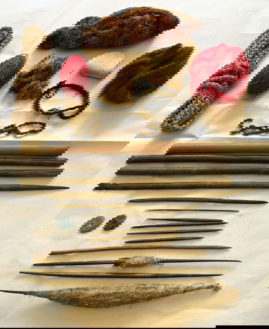 CHANCAY WEAVING IMPLEMENTS AND