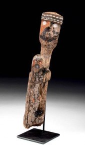 CHANCAY WOOD / TEXTILE SCULPTU