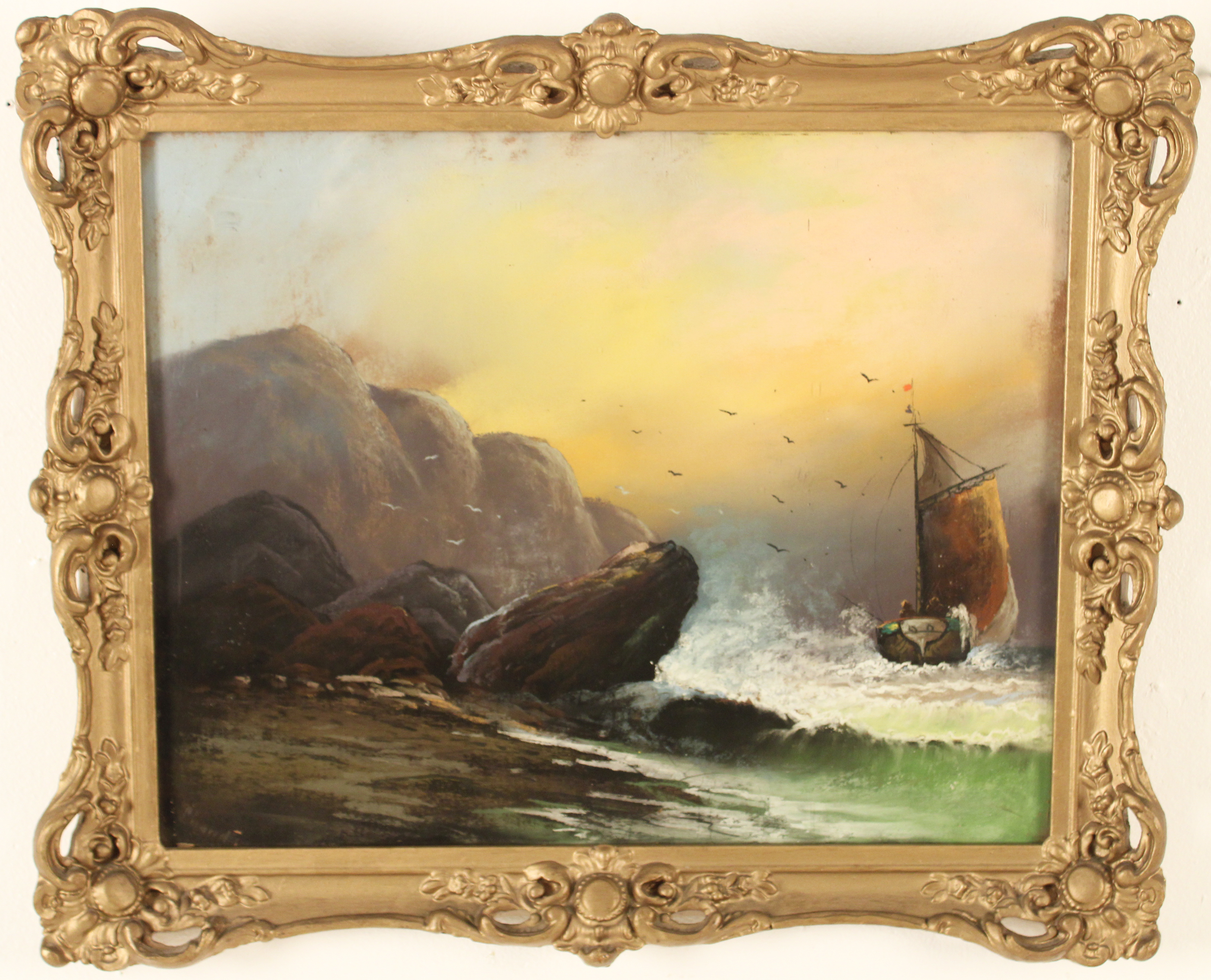CHANDLER, OIL ON BOARD COASTAL