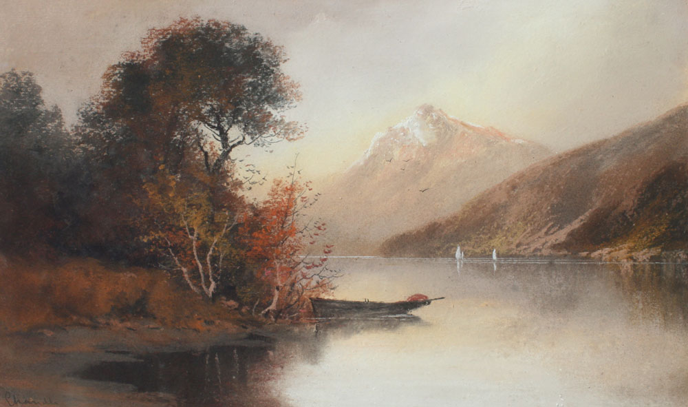 CHANDLER PASTEL IN THE HUDSON RIVER