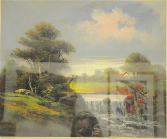 Chandler pastel  landscape with