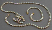 CHANEL ADJUSTABLE CRYSTAL LOGO
