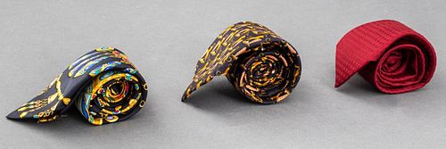 CHANEL &AMP; HERMES SILK TIES, 3One