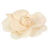 CHANEL AUTHENTIC WHITE CAMELLI