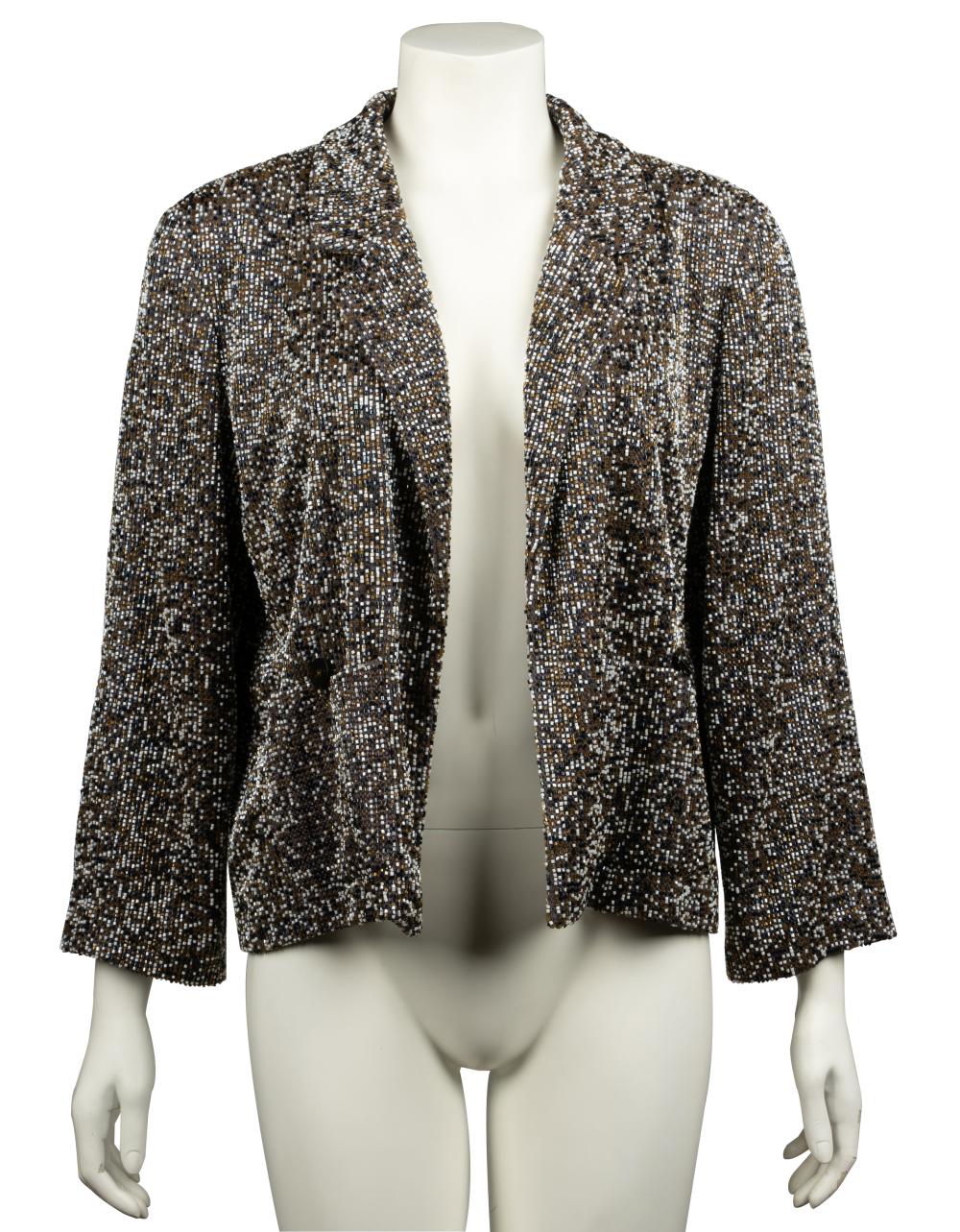 CHANEL BEADED JACKETbeaded all