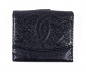 CHANEL BI-FOLD CAVIAR SKIN WAL