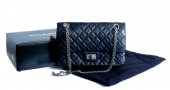CHANEL BLACK LAMBSKIN LEATHER