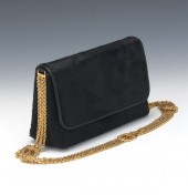 CHANEL BLACK PONY HAIR SHOULDE