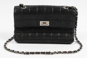 CHANEL BLACK QUILTED PURSEwith