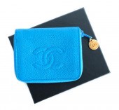 CHANEL BLUE CAVIAR LEATHER COI