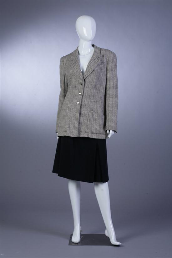 CHANEL BOUCL? JACKET AND BLACK