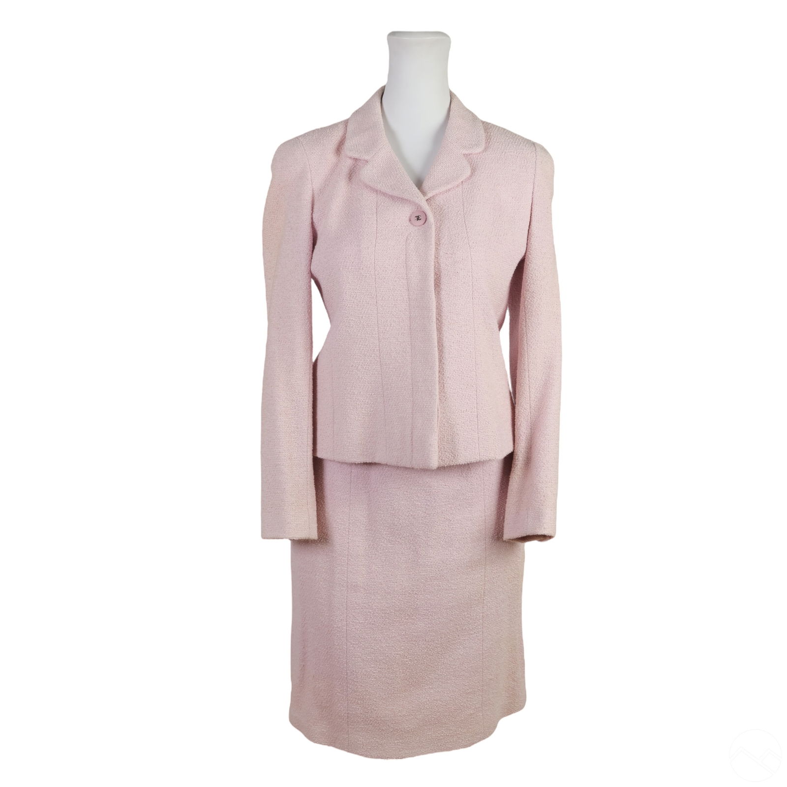 CHANEL BOUTIQUE PINK TWEED SKIRT