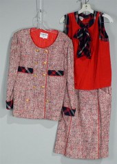 CHANEL BOUTIQUE WOOL TWEED THR