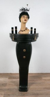 CHANEL BUST AND BODY PEDESTAL