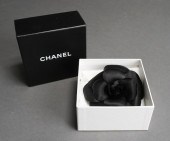 CHANEL CAMELIA BROOCH WITH BOX