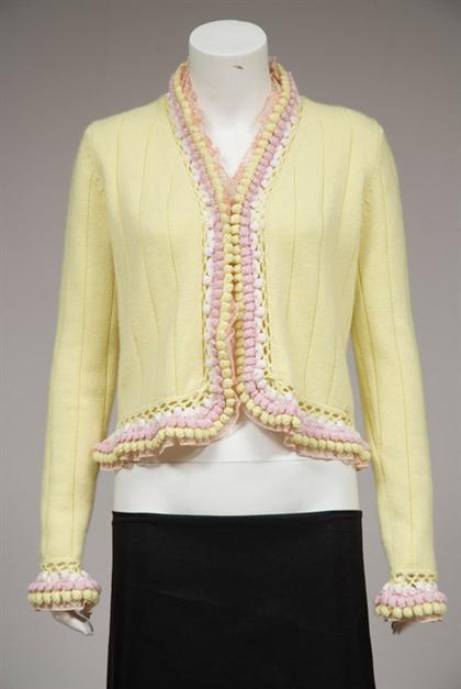 Chanel cashmere cardigan and