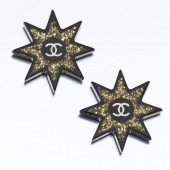CHANEL CC RESIN AND GLITTER ST