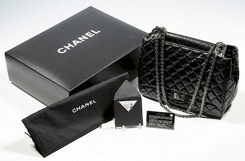 CHANEL CLASSIC BAG W/FLAP, SILVER