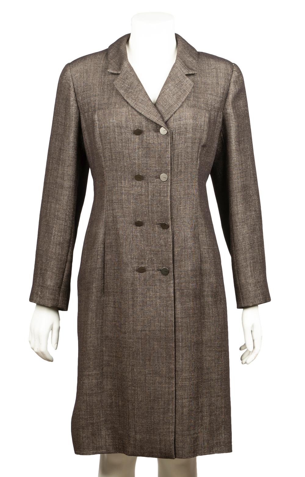 CHANEL COATDRESScharcoal grey