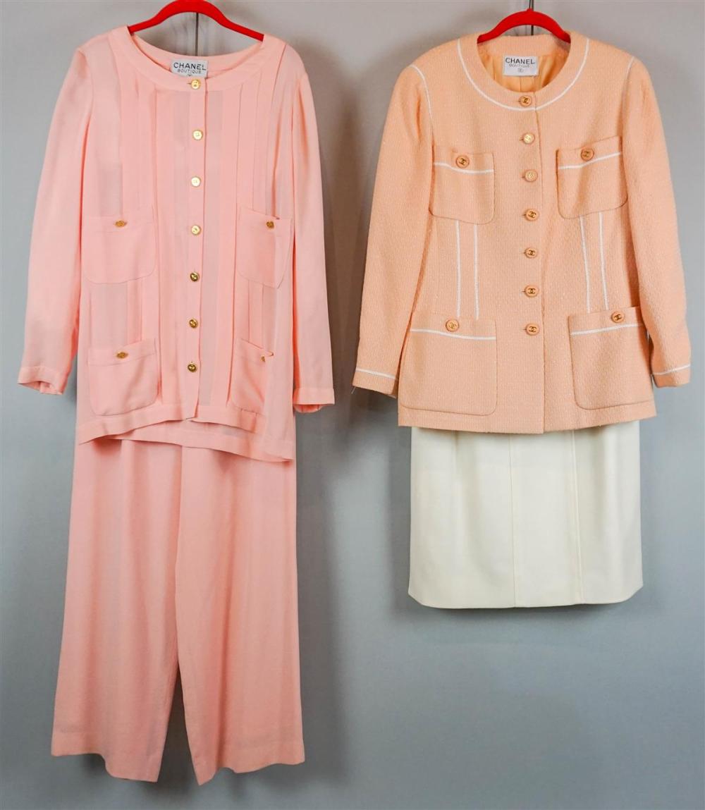 CHANEL COLLECTION: SILK PANTSUIT,