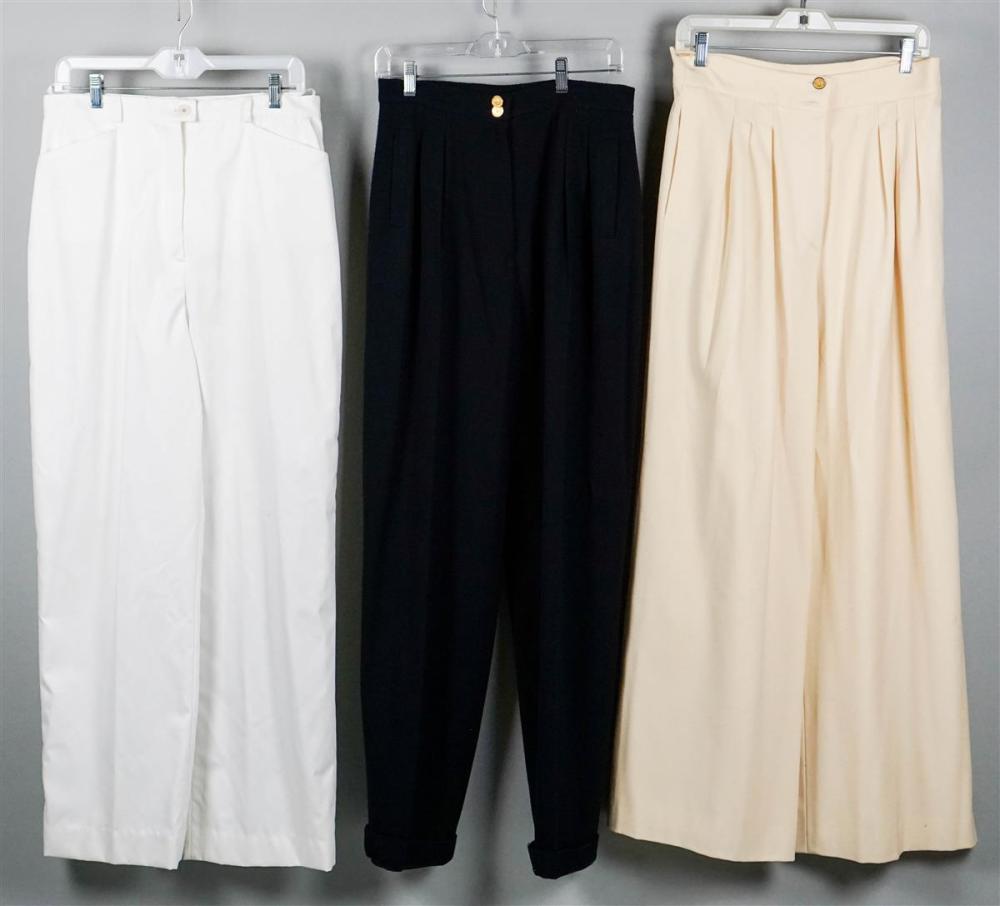 CHANEL COLLECTION: THREE PAIRS OF