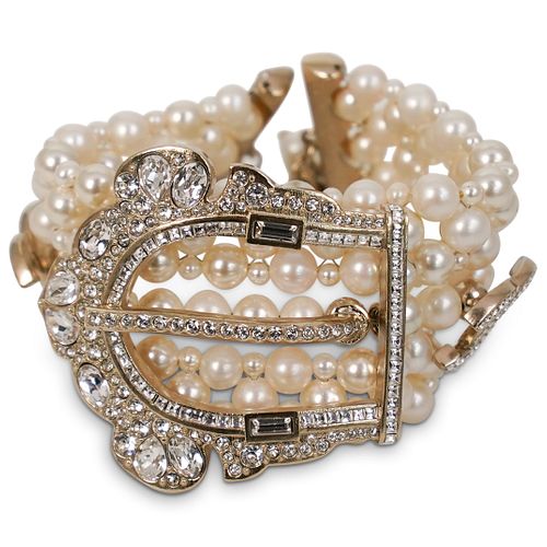 CHANEL COSTUME BEADED PEARL
