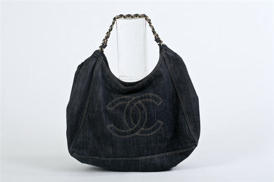 CHANEL COTTON DENIM COCO CABAS