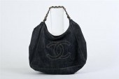 CHANEL COTTON DENIM COCO CABAS