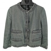 CHANEL DENIM JACKET BLAZERDESC