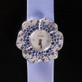 CHANEL DIAMOND AND SAPPHIRE 'C