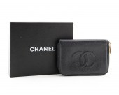 CHANEL DOUBLE "C" BLACK CAVIAR