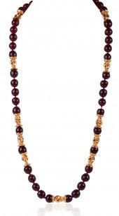 CHANEL GLASS BEADED NECKLACE,