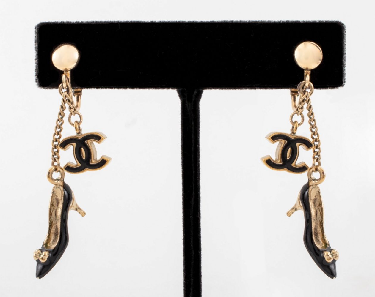 CHANEL GOLD FILLED STILETTO DROP