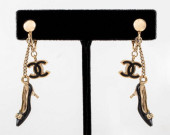 CHANEL GOLD FILLED STILETTO DR