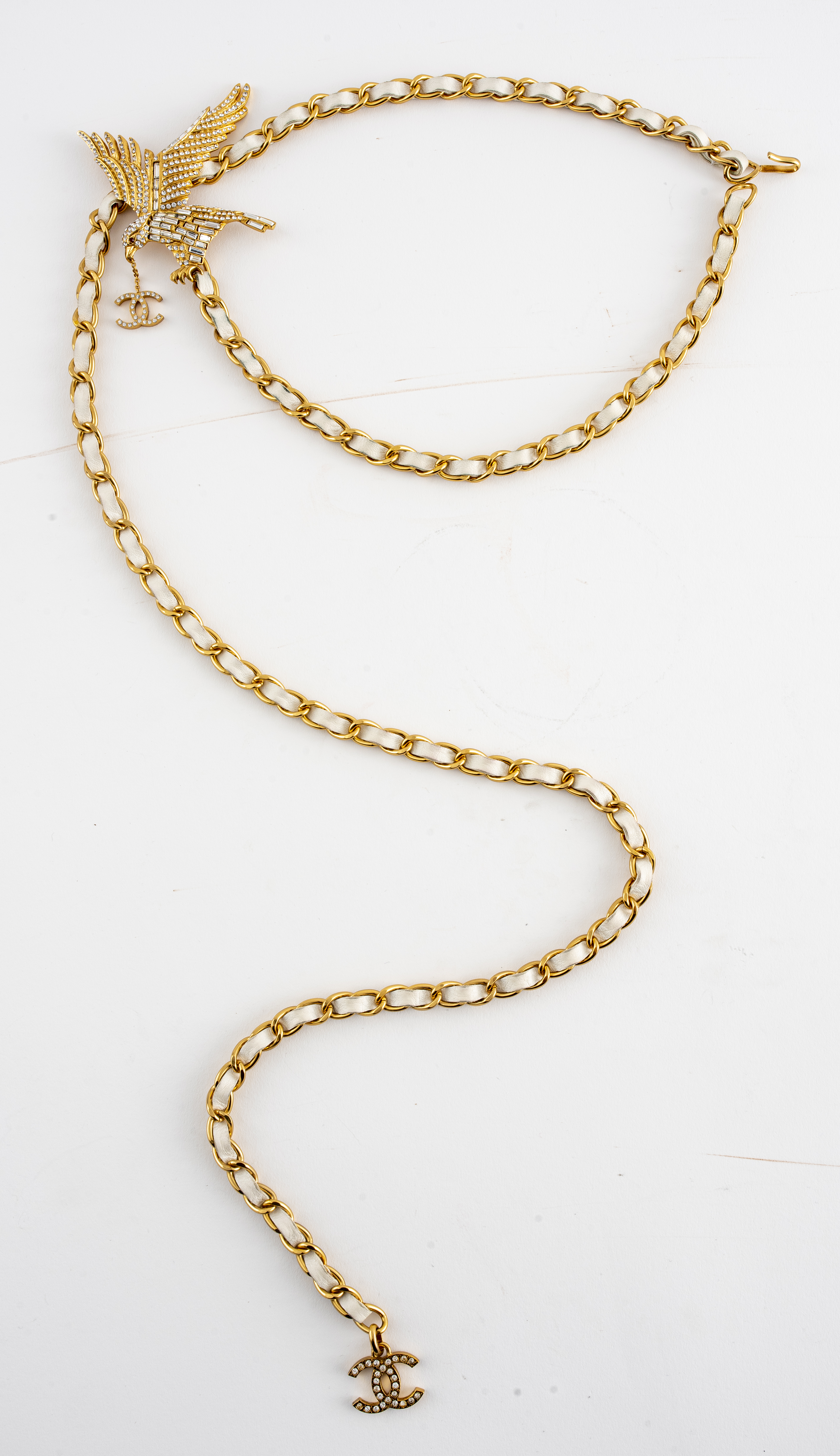 CHANEL GOLD-TONE LINK BELT
