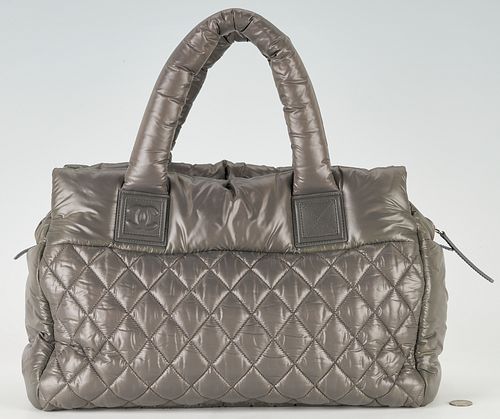 CHANEL GREY LOGO COCOON